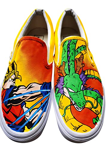 Custom Dragon Anime Shoes - Unique Anime-Themed Sneakers for Cosplay, Gifting & Anime Enthusiasts | Perfect for Conventions, Birthday Presents & Anime Lovers