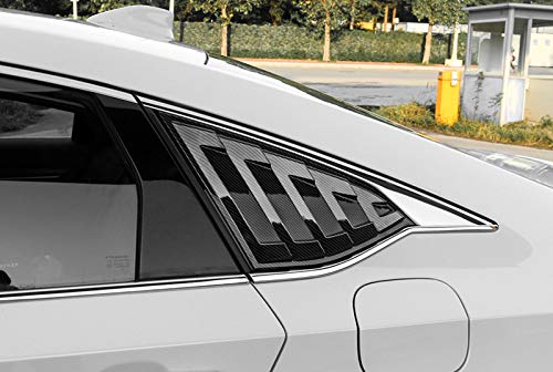 Honda Accord 2018-2022 Side Window Louvers Vent Cover Trim - 2PCS ABS Carbon Fiber Car Accessories for Enhanced Style & Protection | Perfect for Street Racing, Car Shows, and Daily Driving