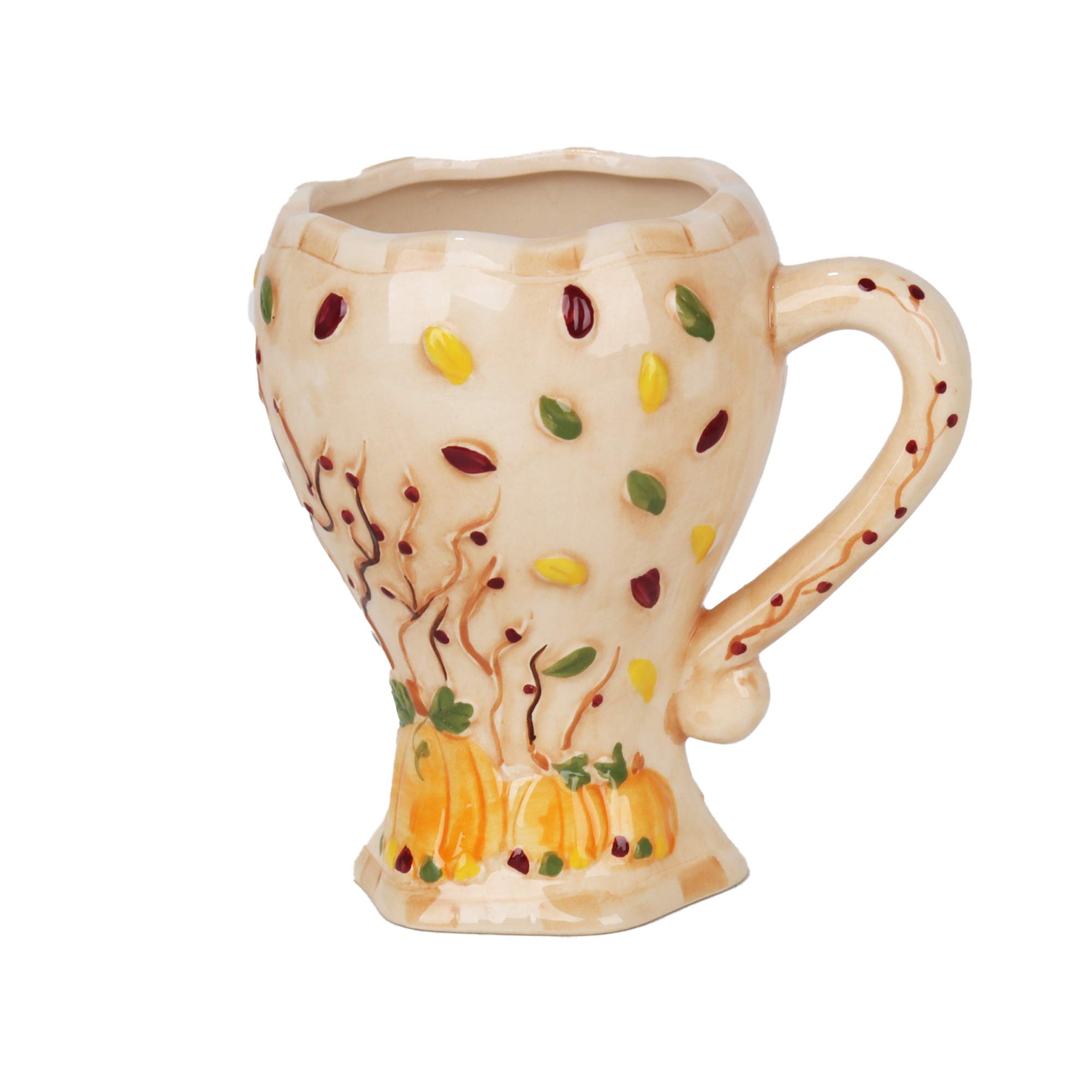 Pumpkin Harvest Coffee Mug - Fall Themed Ceramic Cup for Pumpkin Spice Latte, Hot Cocoa & Tea - Perfect for Autumn Mornings, Thanksgiving & Cozy Home Decor