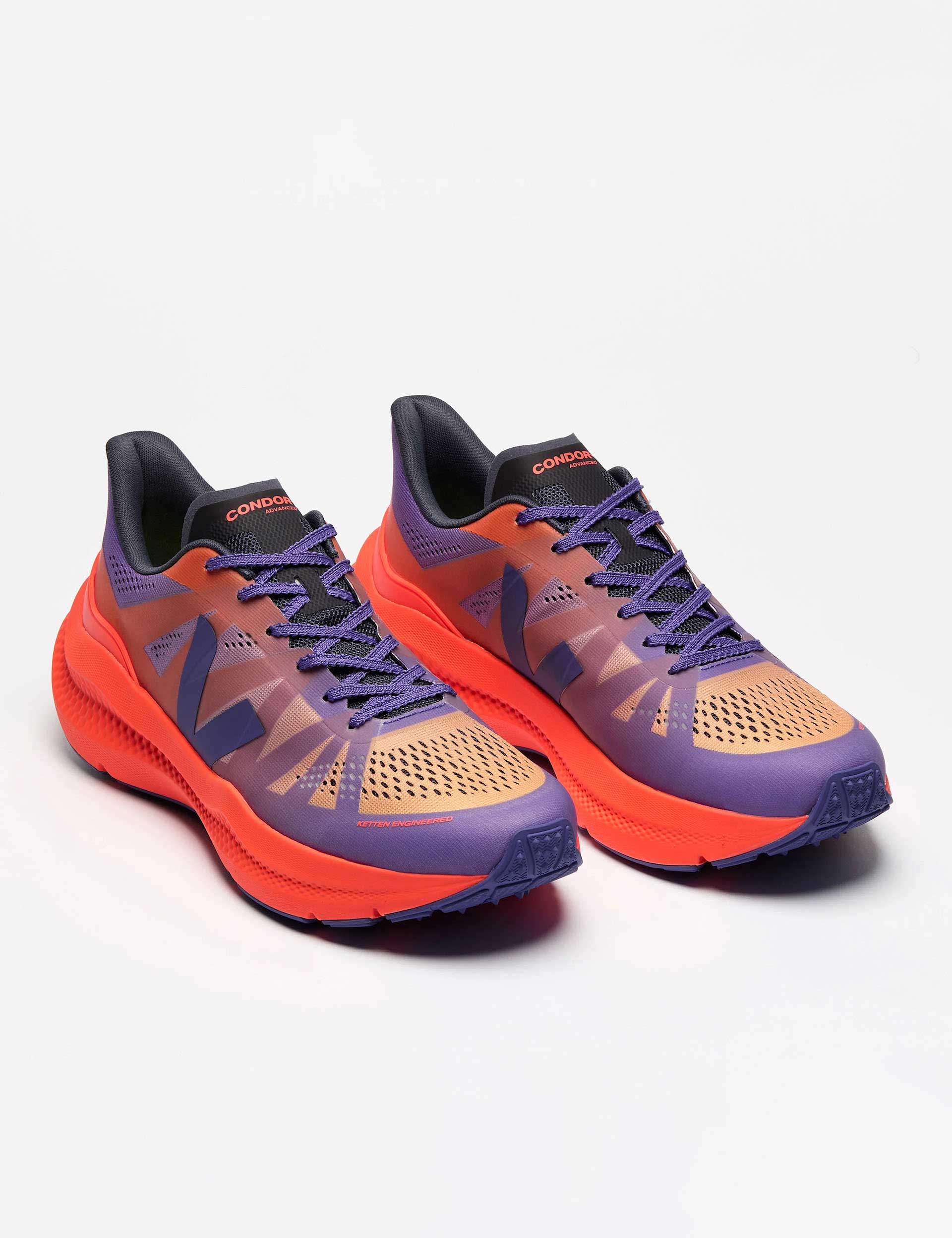 Condor 3 Advanced Paddle - Gradient Purple Orange Fluo Pickleball Paddle for Competitive Play & Outdoor Games