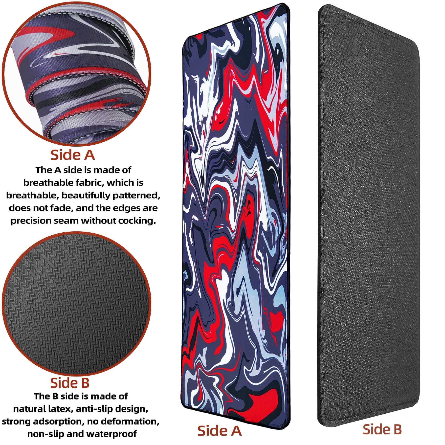 XXL Gaming Mouse Pad 31.5x11.8 Inch - Non-Slip Waterproof Large Desk Mat for PC, Laptop & Keyboard - Perfect for Gaming, Office & Home Workspace