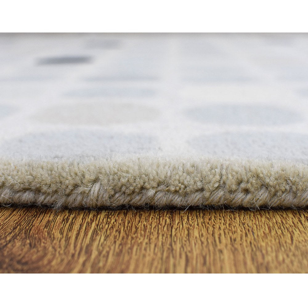 Harare Hand Tufted Rug - Soft Modern Wool Area Rug for Living Room, Bedroom, Dining Room - Non-Slip Durable Home Decor Carpet