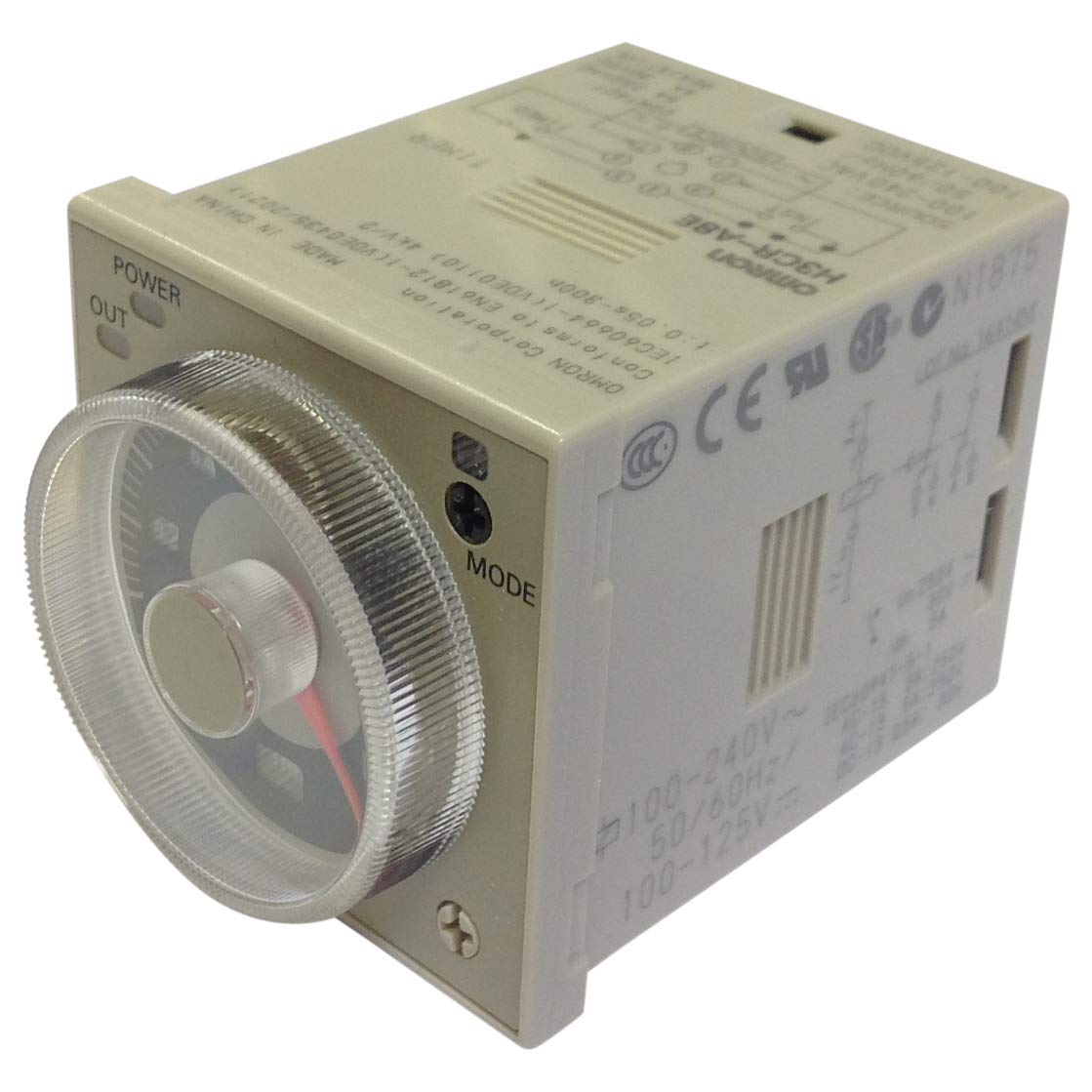 OMRON H3CR-A8E Timer Relay AC100-240V/DC100-125V - Industrial Automation & Control Panel Timing Solution