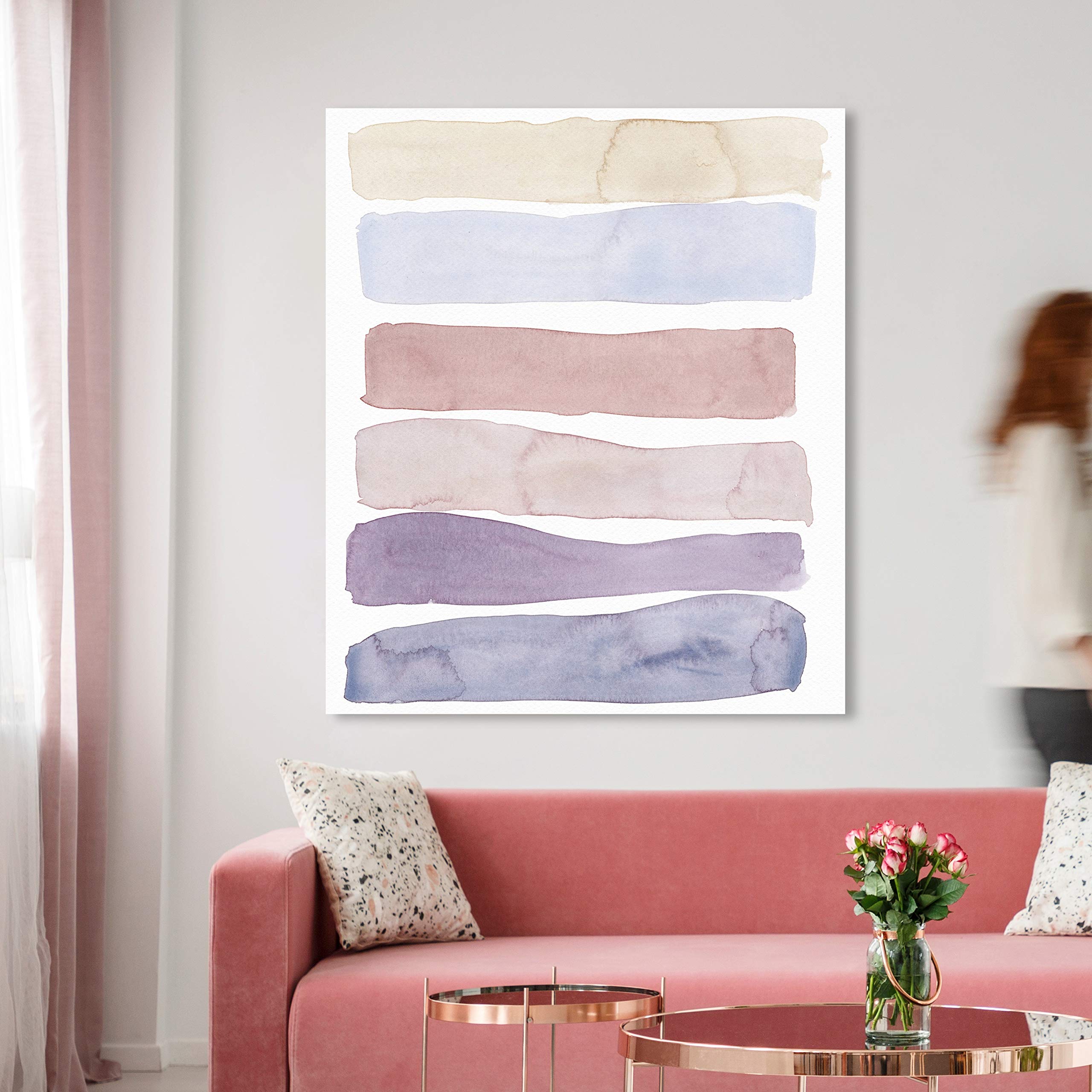 Abstract Wall Art Canvas Print 'Light Lares' - 36