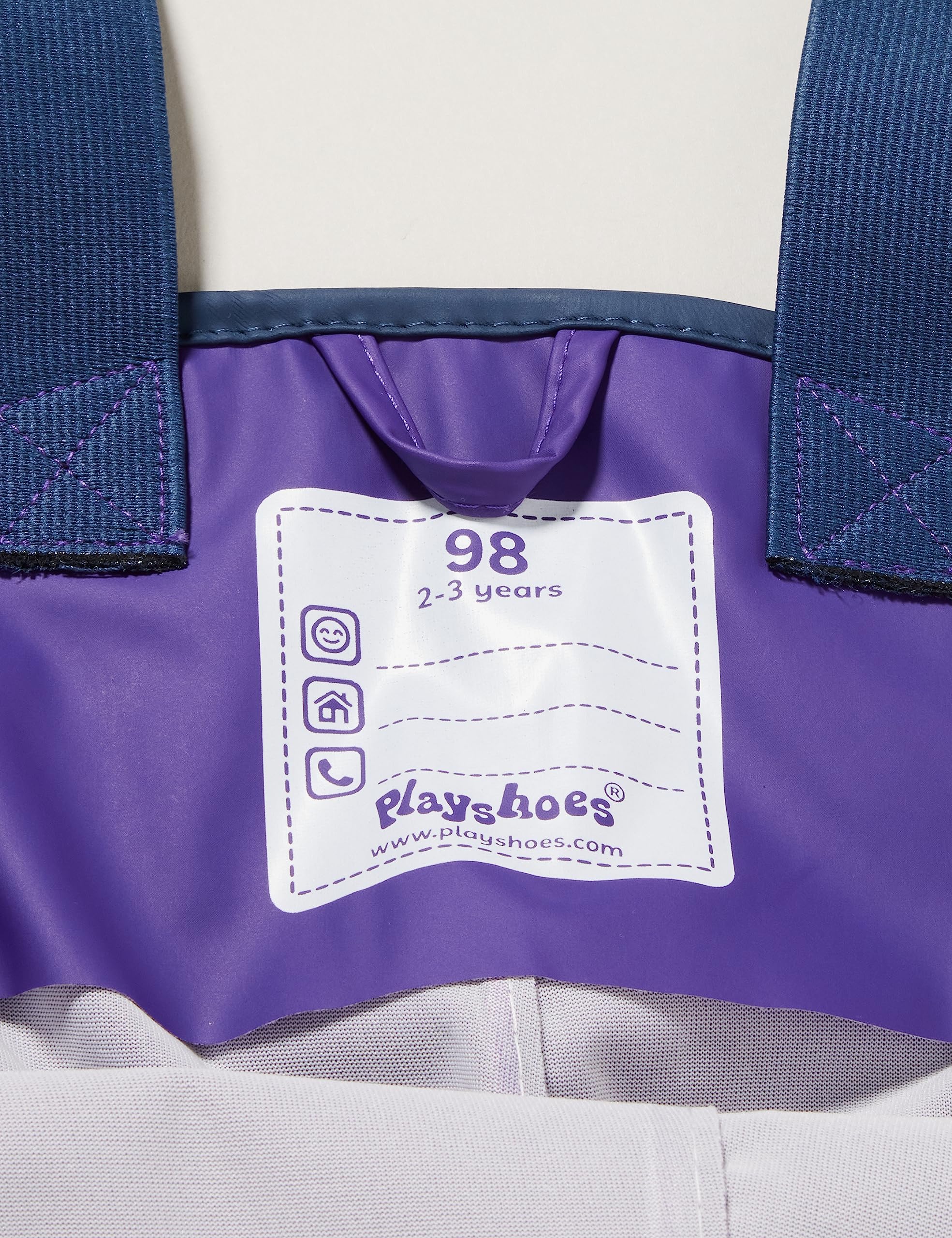 Waterproof Rain Pants for Baby & Kids - Unisex Overalls Dungarees (6-9 Months, Lilac) - Perfect for Outdoor Play, Rainy Days & Nursery School