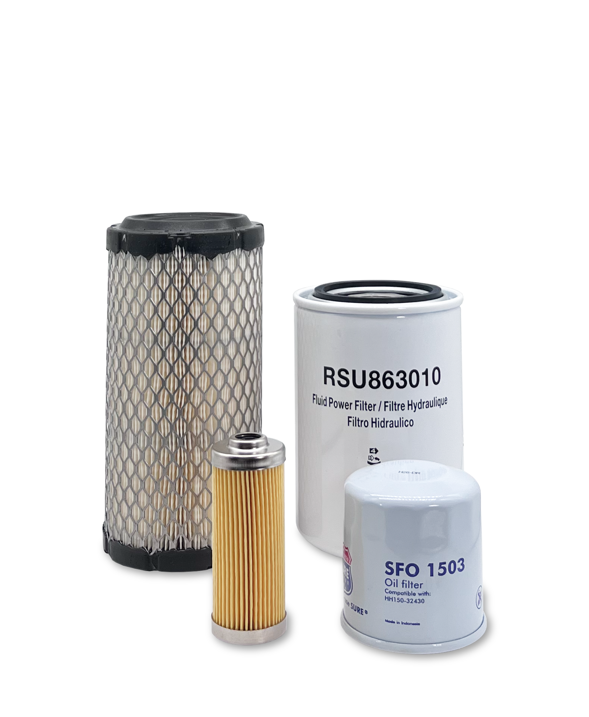 HERO® Maintenance Filter Kit for LS Tractor MT225S - Air, Oil & Fuel Filters Replacement Set | Perfect for Tractor Maintenance & Farming Equipment Care