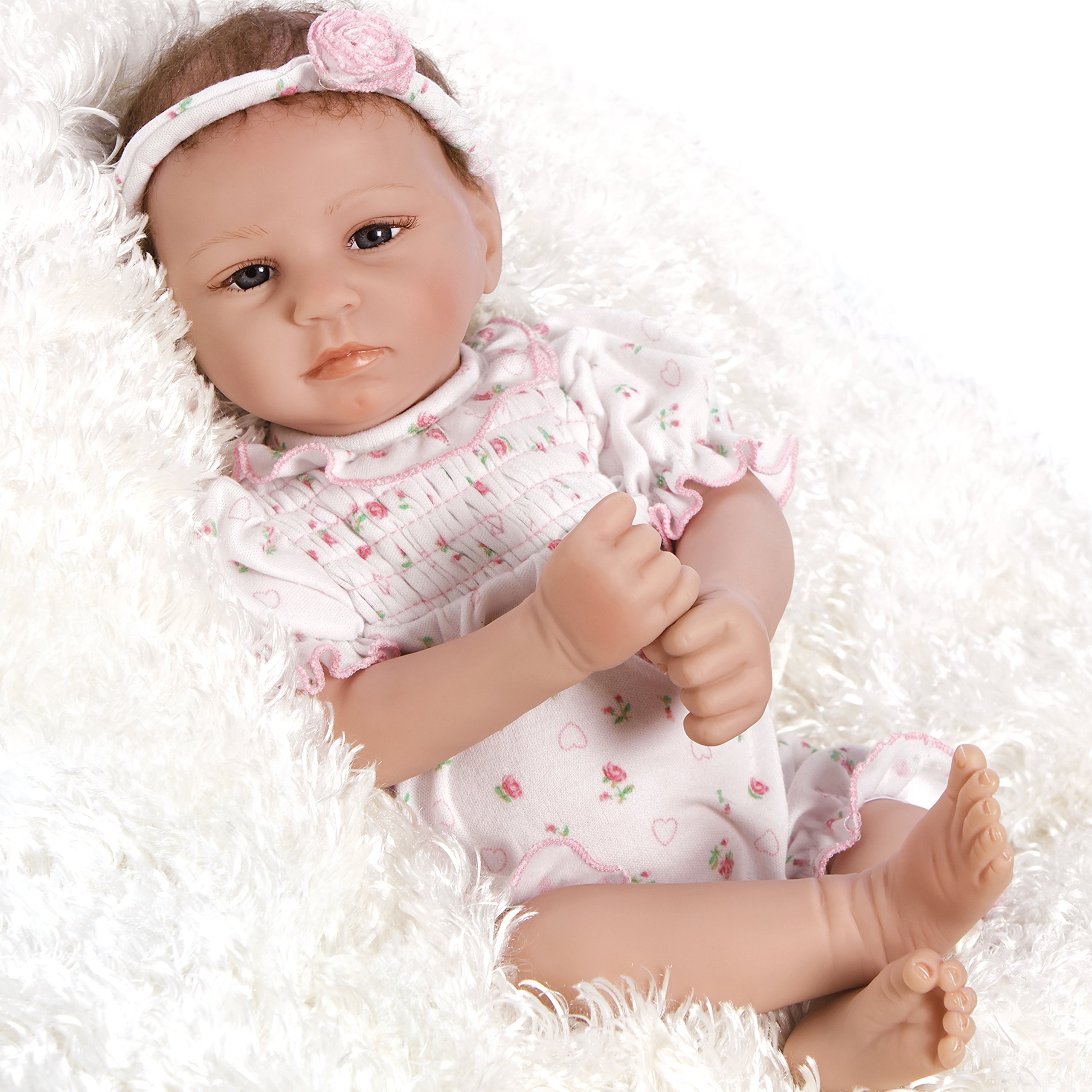Paradise Galleries 17.5-Inch Realistic Reborn Baby Doll - Weighted Cloth Body & Gentletouch Vinyl, 5-Piece Gift Set for Kids Age 3+ | Perfect for Collectors, Role Play, and Emotional Comfort