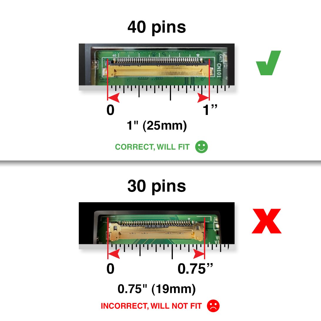 Original Toshiba Satellite L50D-A LCD Screen Replacement - 40-Pin HD 1366x768 Glossy LED Display with Installation Tools - Perfect for Laptop Screen Repair & DIY Upgrades
