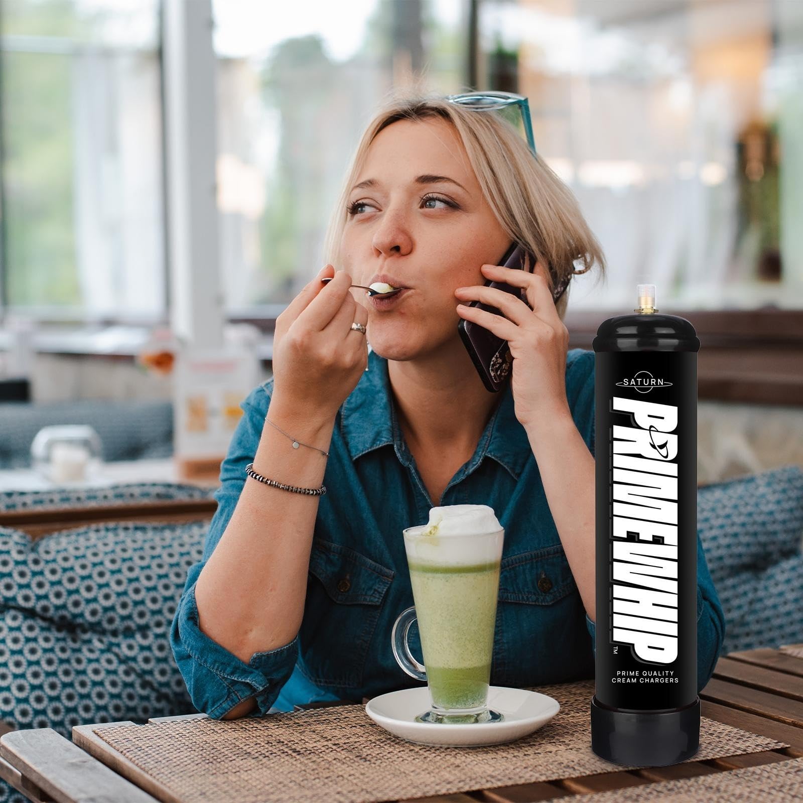 Premium N2O Cream Chargers 640g (3 Pack) - Food Grade 99.95% Pure Nitrous Oxide for Whipped Cream Dispensers - Perfect for Desserts, Coffee Toppings & Baking - Compatible with All Standard Whippers