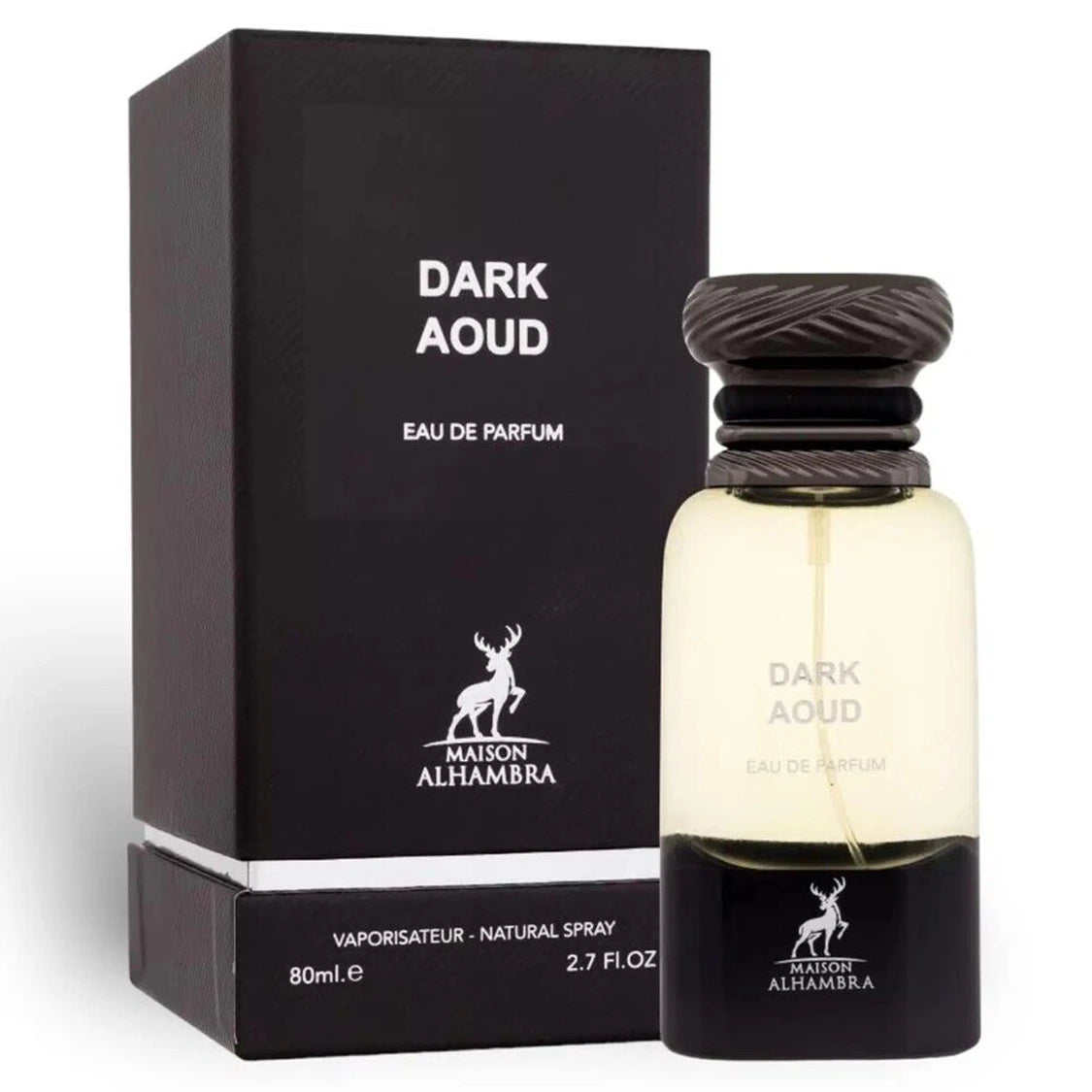 Unisex Dark AOUD 2.7 oz Eau de Parfum - Luxurious Arabian Scent for Evening Wear & Special Occasions