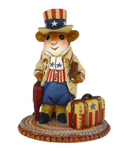 Wee Forest Folk Patriotic Mouse 