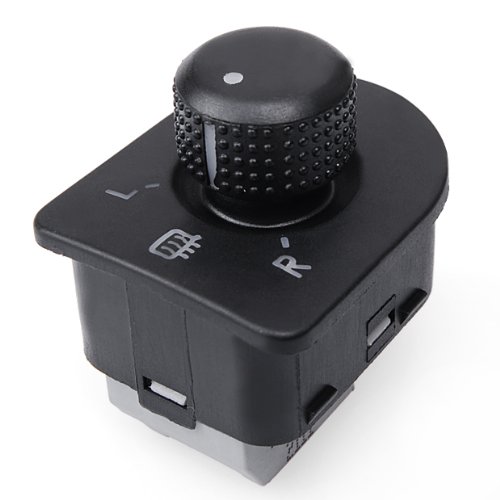 1998-2004 Volkswagen Jetta Golf Passat Replacement Side Mirror Switch Knob with Window Heat Control - Durable OEM Style Power Window Switch for VW Cars (Perfect for Winter Defrosting & Mirror Adjustment)