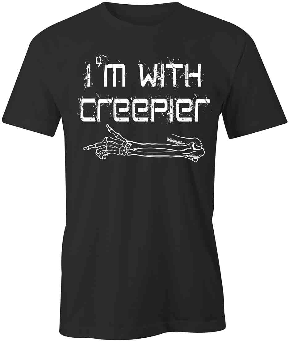 Creepier Graphic T-Shirt for Men & Women | Soft Cotton Printed Tee with Unique Design | Perfect for Halloween, Horror Fans & Alternative Fashion