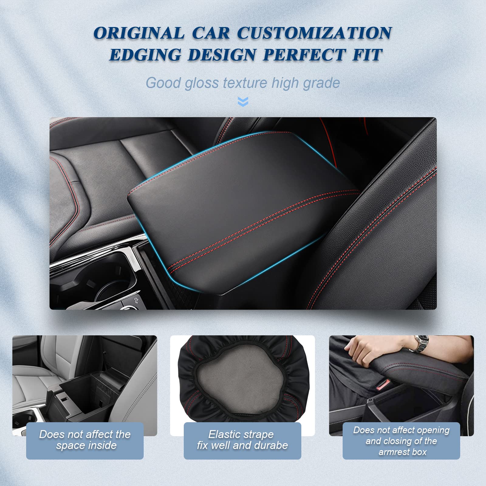 2020-2025 Ford Explorer Center Console Cover & Arm Rest Pad - Premium Durable Protection for 2023 2024 2025 Models | Perfect for Road Trips, Daily Commutes & Car Interior Protection