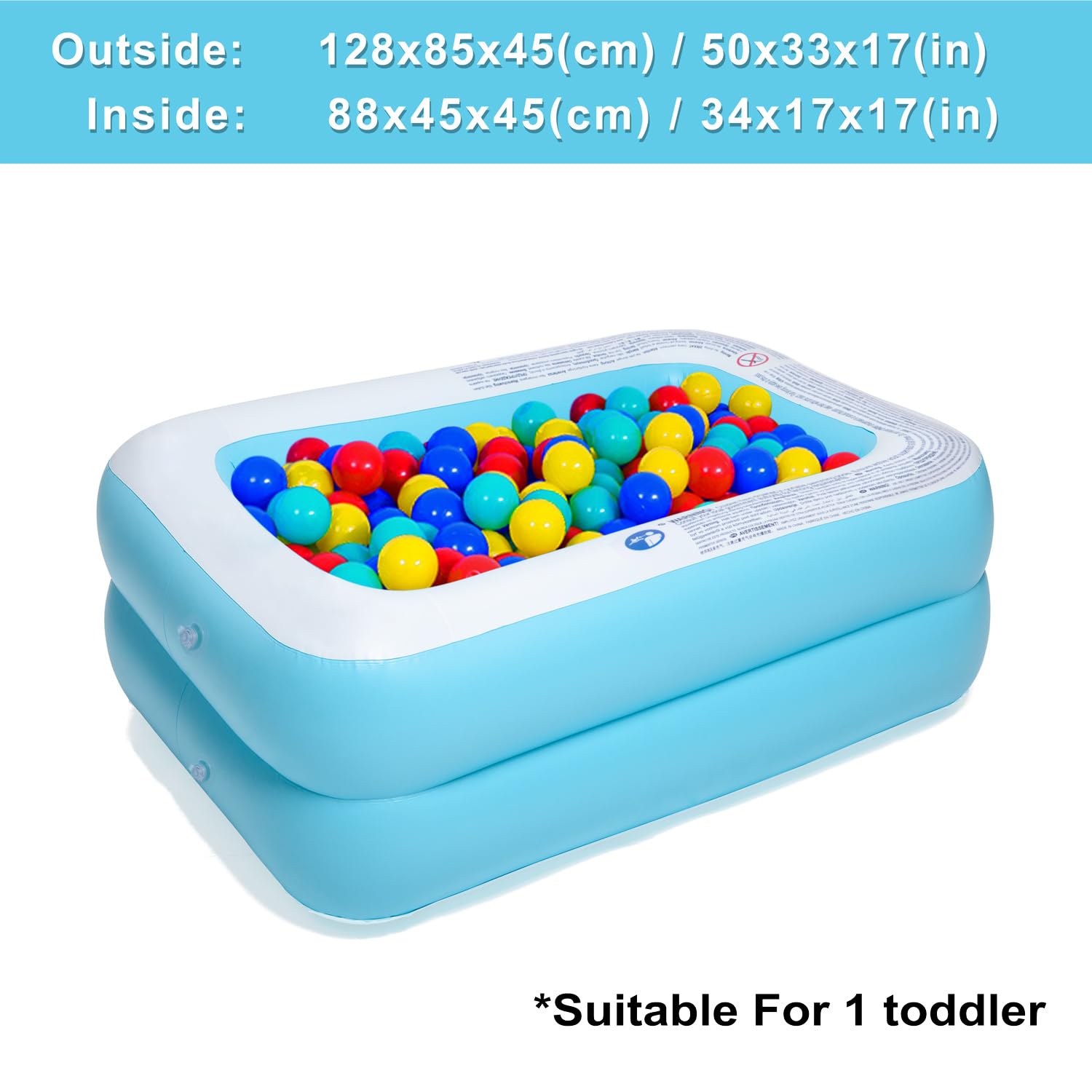 Best Inflatable Baby Pool for Kids - Easy Setup Kiddie Swimming Pool for Backyard, Summer Outdoor Fun - Perfect for Toddlers Playtime & Backyard Water Activities