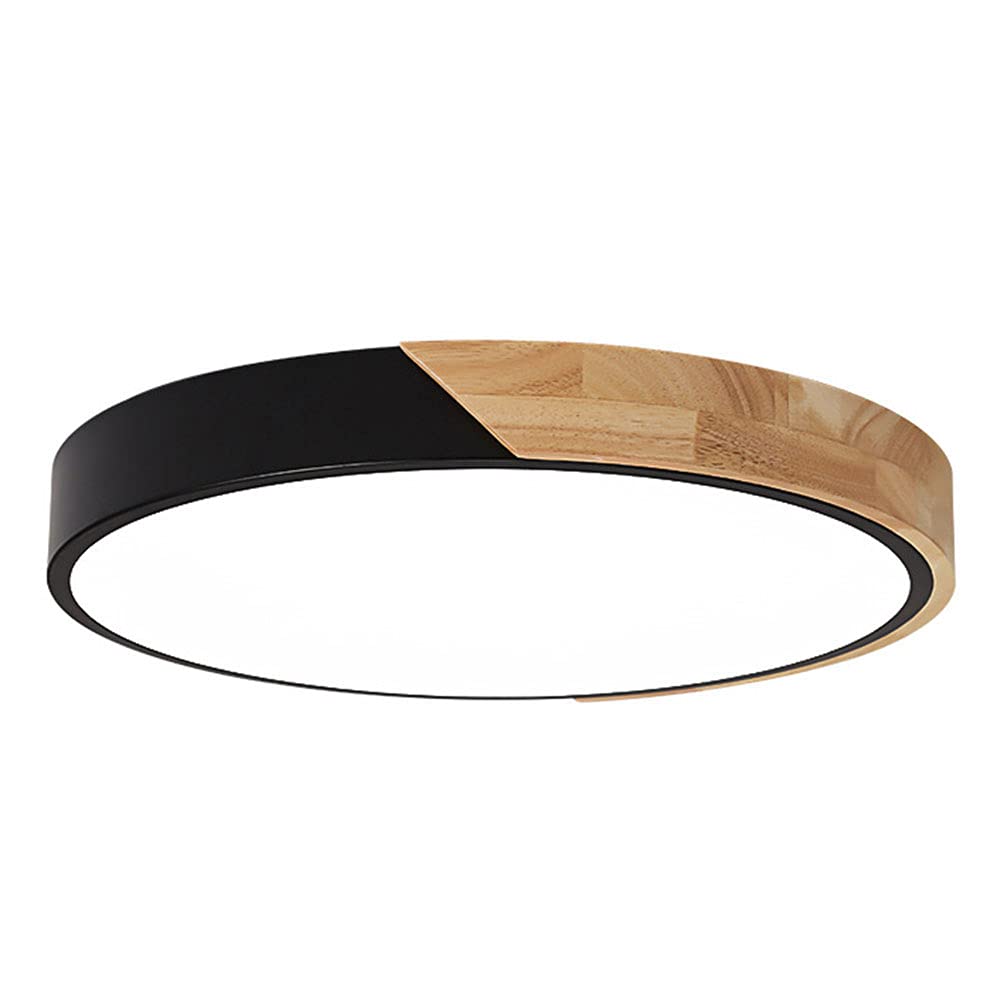 Tri-Color Dimmable LED Panel Ceiling Light - Flush Mount Close-to-Ceiling Fixture, Easy Installation, Nordic Macaron Style - Perfect for Children's Rooms, Bedrooms & Modern Home Lighting