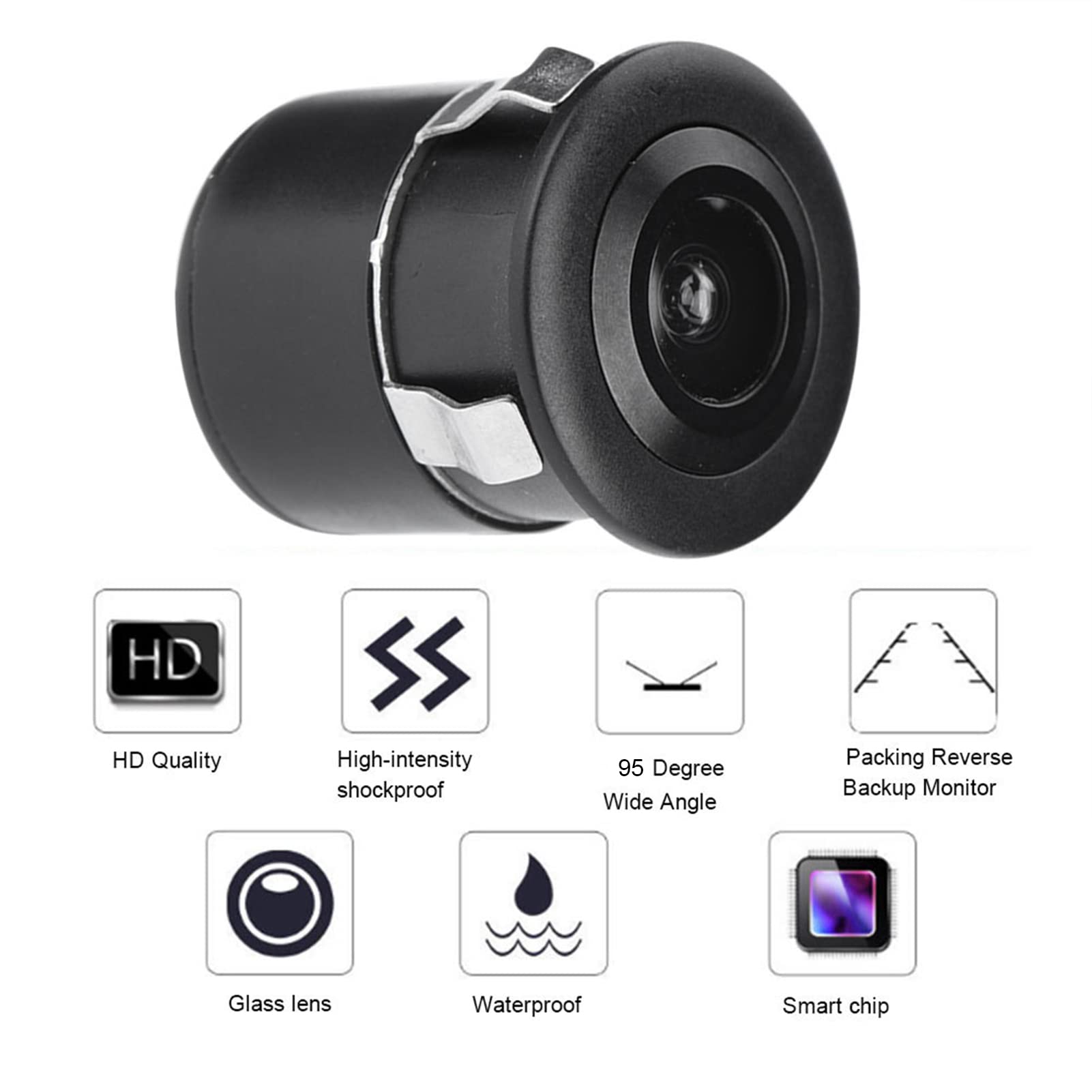 Bullet Wired CCTV Camera - 95° Wide Angle CCD, Waterproof Mini Color Security Camera (PAL System) for Cars, Homes & Offices | Indoor/Outdoor Surveillance Solution