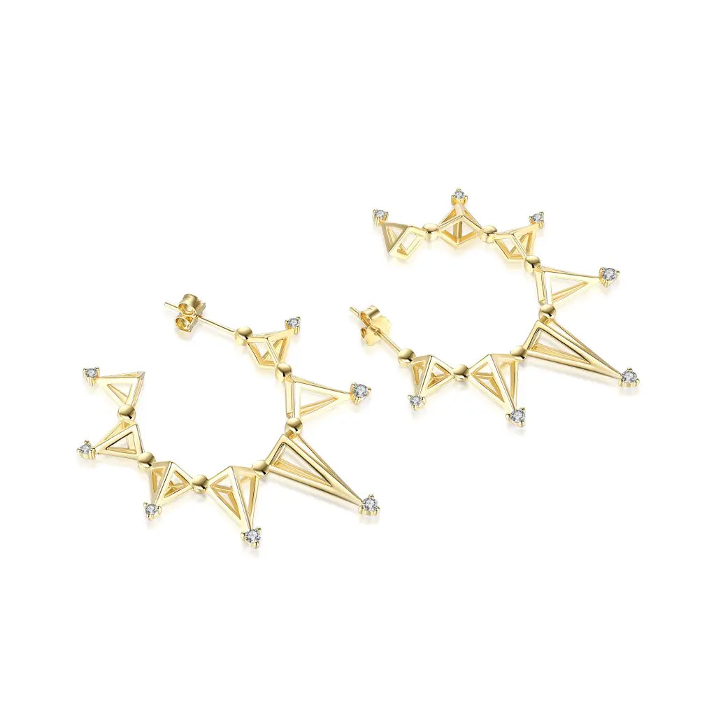 Polaris Hoops Crystal - Elegant & Durable Stainless Steel Nose Rings for Women | Perfect for Everyday Wear, Parties & Special Occasions