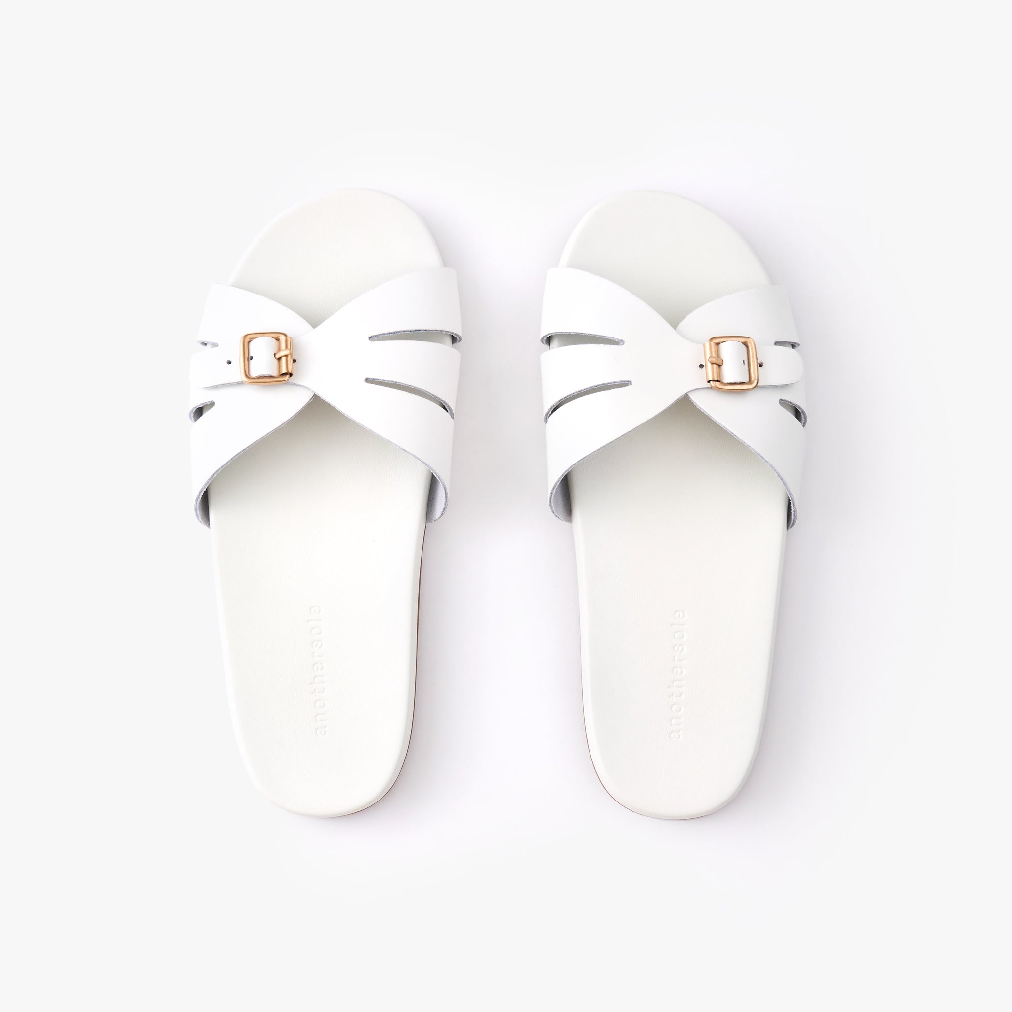 White Sunday Slides - Comfortable & Stylish Women's Slides for Casual Wear, Beach, Pool, and Home Use