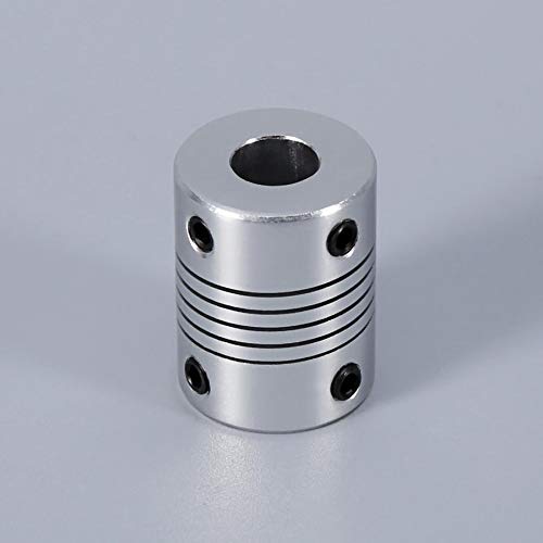 Flexible Shaft Coupler 8x8mm CNC Stepper Motor Coupling - Metal Clamp Jaw Connector for Router, 3D Printer & DIY CNC Machines | High Precision Power Transmission for Smooth Operation
