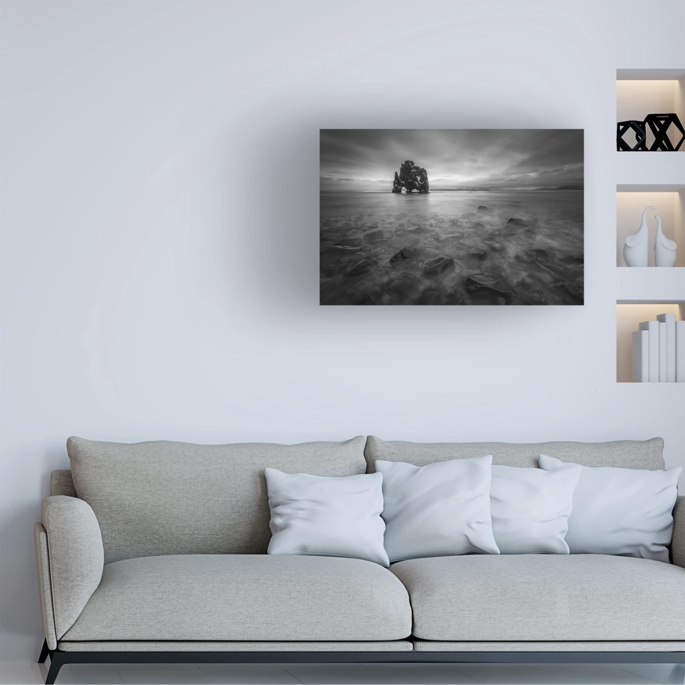 Trademark Fine Art 'Hvastserkur' Canvas Wall Art Print by Raymond Hoffmann - Modern Home Decor for Living Room, Bedroom & Office