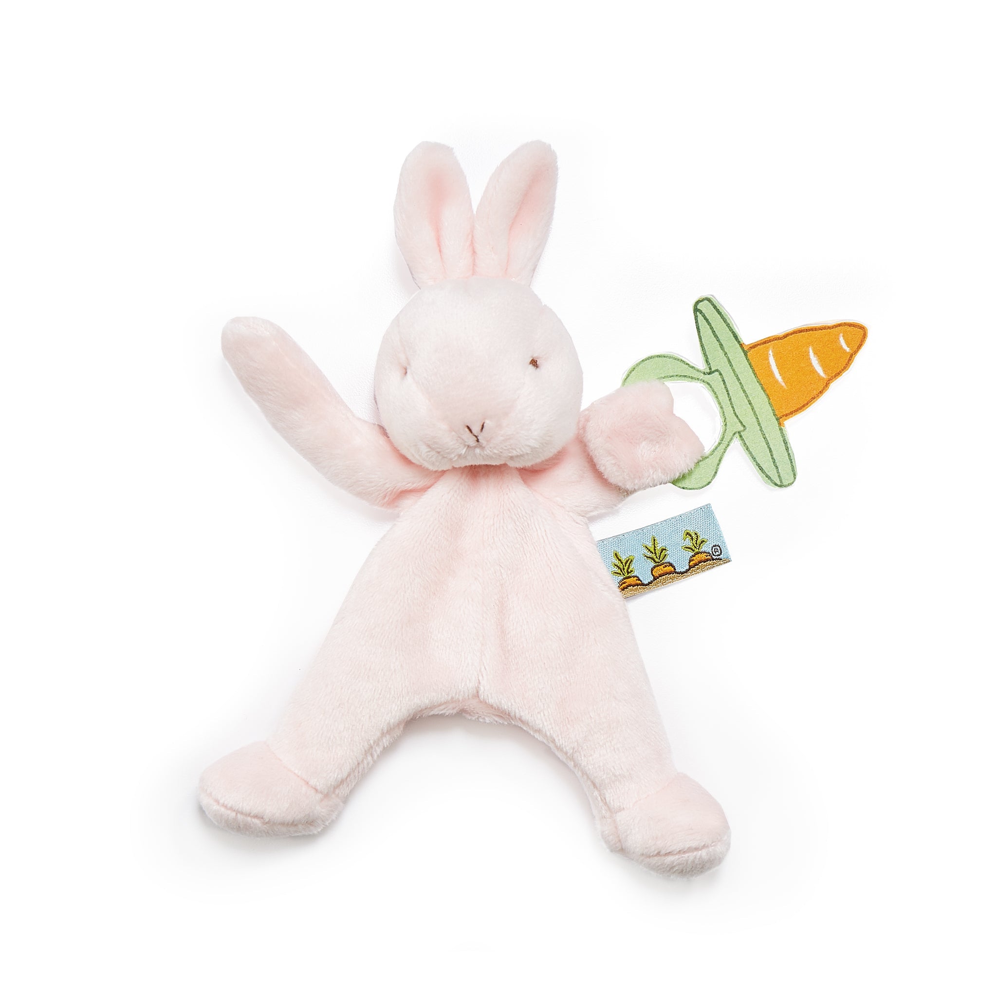Wee Silly A Hare and A Spare - 2 Pack Pink Stuffed Animal Bunnies for Kids, Easter Gifts & Nursery Decor