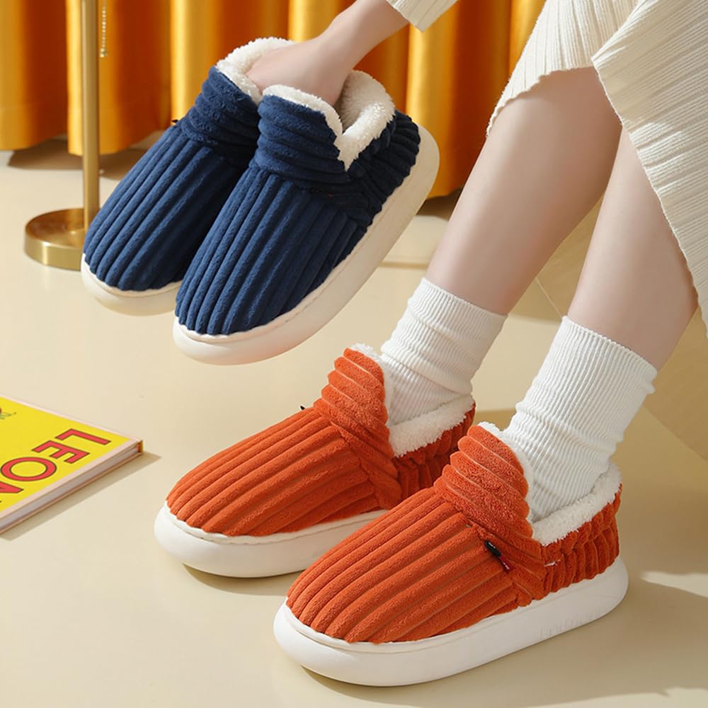 Unisex Cloud Slippers - Cozy Winter House Shoes with Non-Slip Sole | Warm Fluffy Indoor Slippers for Women & Men | Perfect for Home, Lounge & Cold Weather Comfort