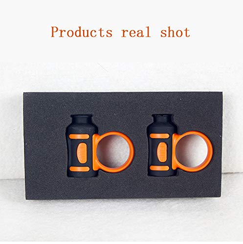 SD-10 Drumstick Control Aid - Professional Drumstick Grip Trainer for Drummers (5#, Black & Orange) - Improve Drumming Technique & Reduce Fatigue for Practice & Live Performances