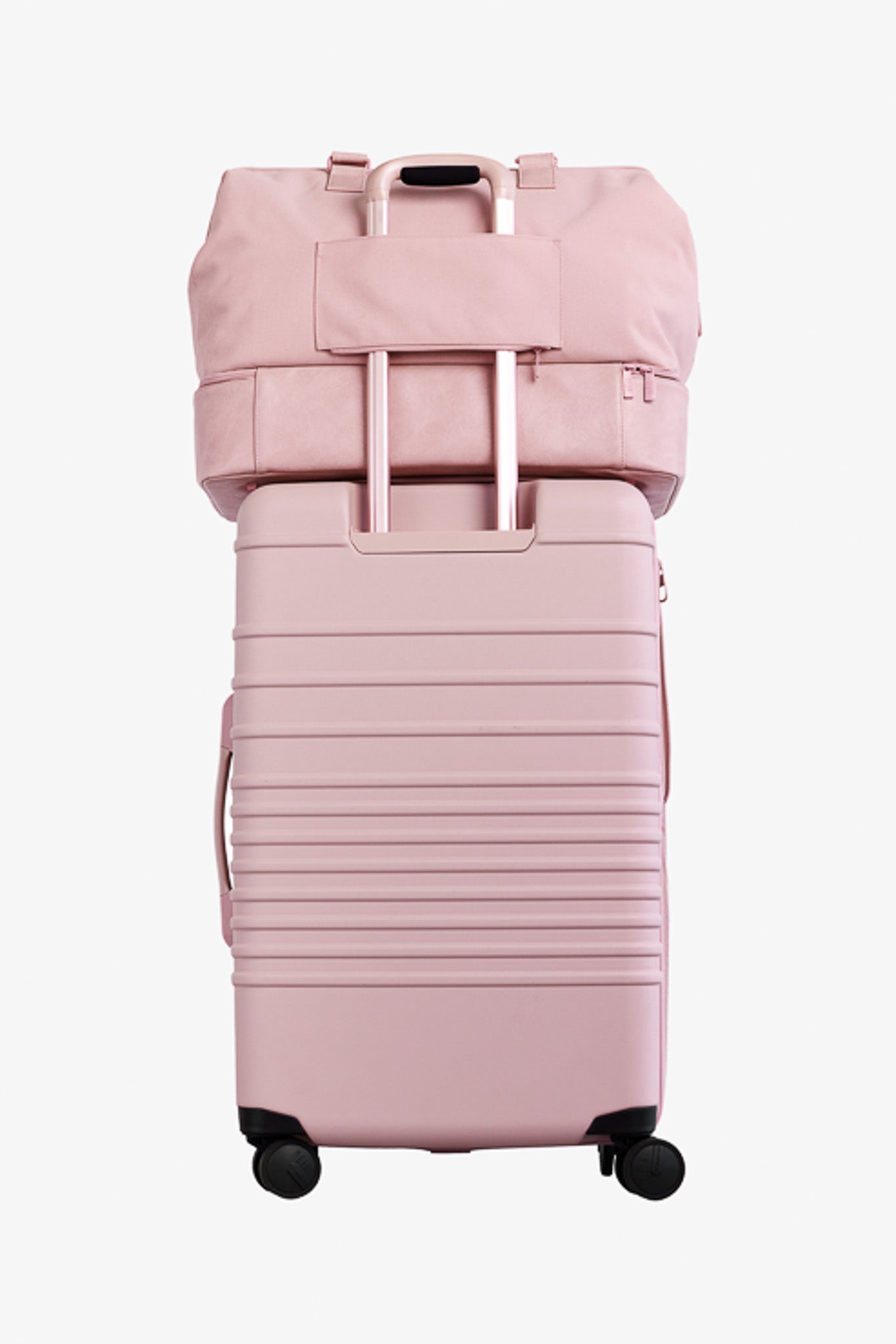 The Weekender Duffle Bag in Atlas Pink - Stylish & Spacious Travel Bag for Weekend Getaways, Gym, and Overnight Trips