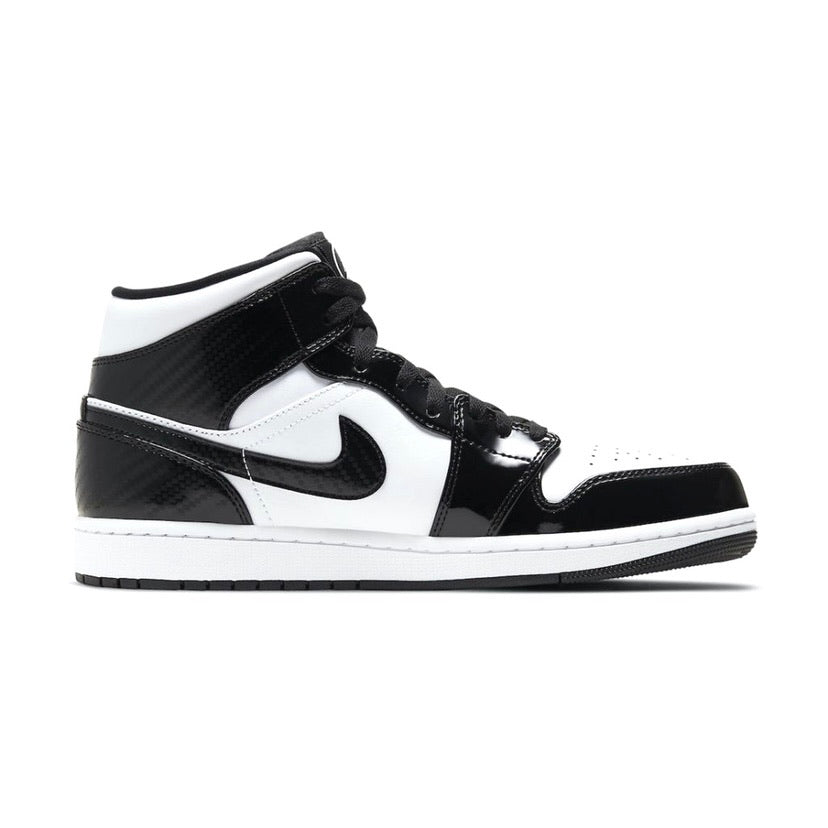 Air Jordan 1 Mid GS Carbon Fiber All Star 2021 Basketball Shoes - Stylish Sneakers for Women & Girls - Perfect for Basketball Games, Streetwear Fashion & Casual Outfits