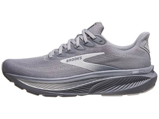 Brooks Men's Ghost 17 Running Shoes - Primer Gray/Oyster Mushroom - Lightweight Cushioned Sneakers for Jogging, Gym Workouts & Daily Walking
