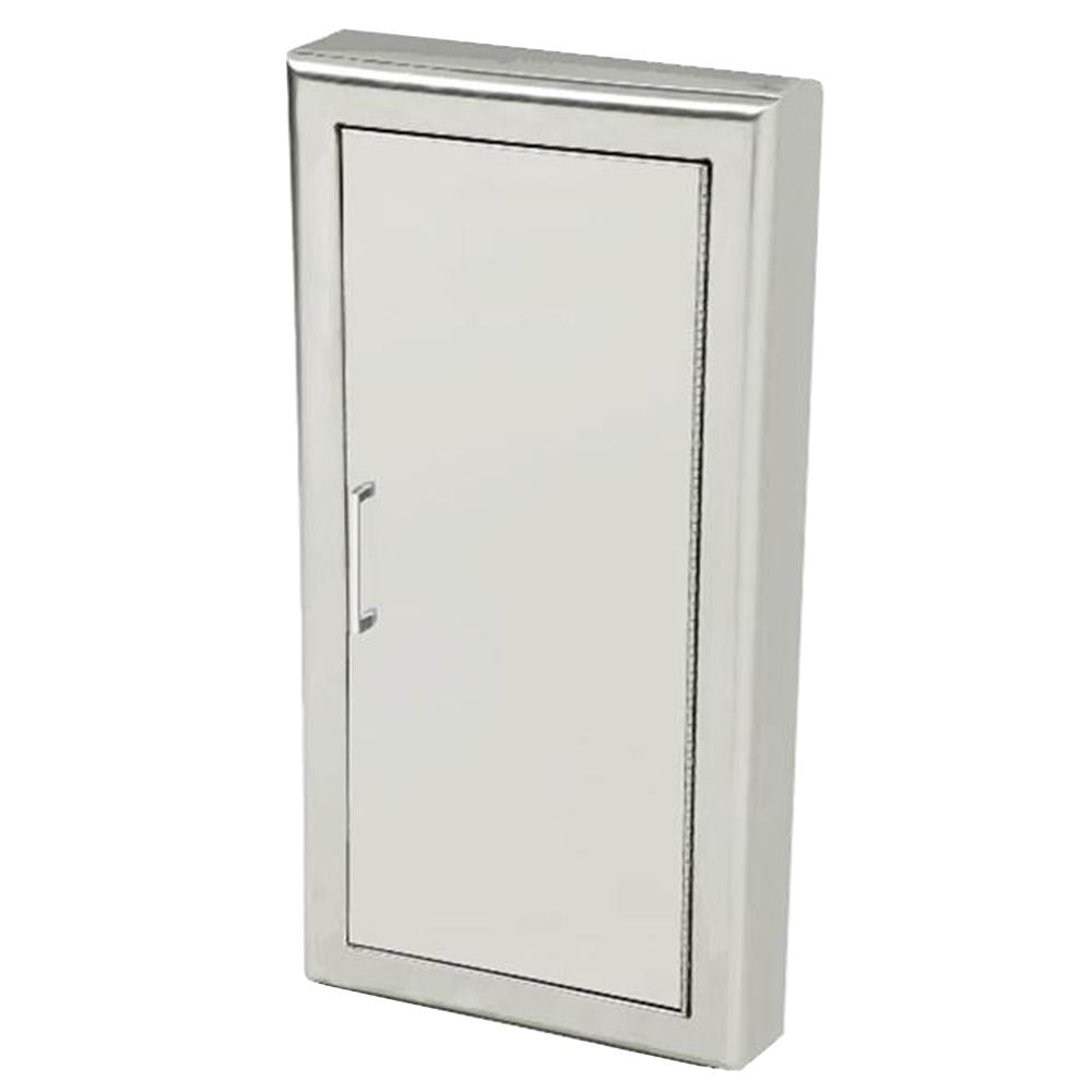JL Industries 1837S21FX2 Fire Extinguisher Cabinet - Solid Door with Pull Handle, Fire Rated for Commercial & Residential Safety - Perfect for Offices, Schools, and Home Garages