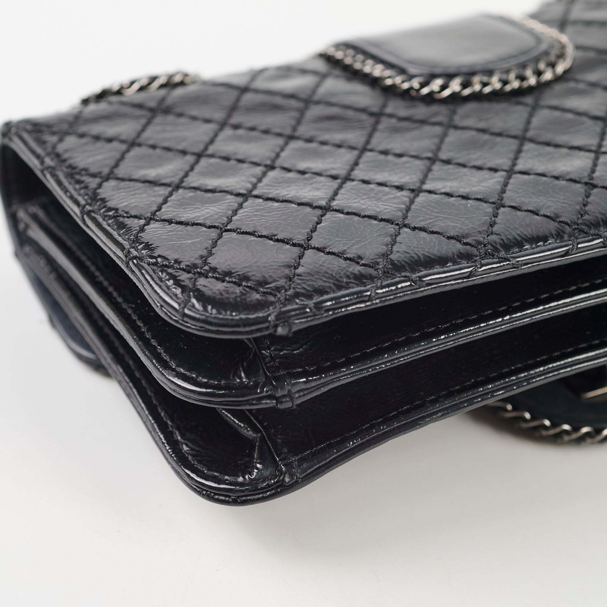 Chanel Madison Patent Leather Shoulder Bag - Black Crossbody Purse for Women | Perfect for Work, Evening Out & Travel