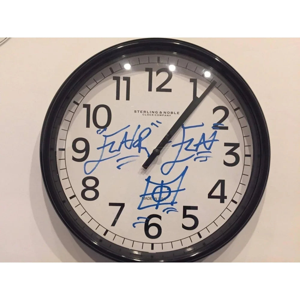 Flavor Flav Signed Clock Necklace with COA - Authentic Flava Flav Autograph Collectible - Perfect for Hip Hop Fans & Music Memorabilia Collectors