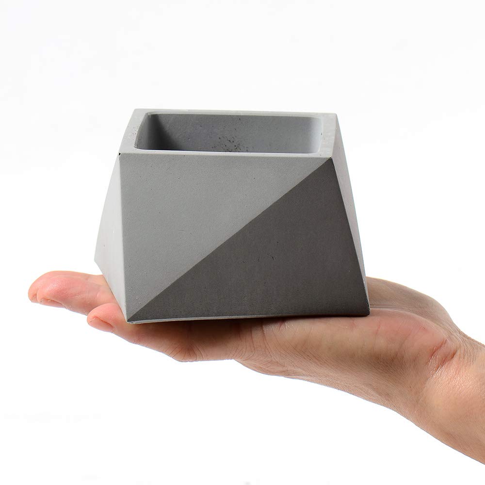 Handmade Geometric Concrete Planter Mold for Succulents & Flowers | DIY Home Decor Craft Tool | Perfect for Indoor Planters, Wedding Centerpieces & Garden Decor