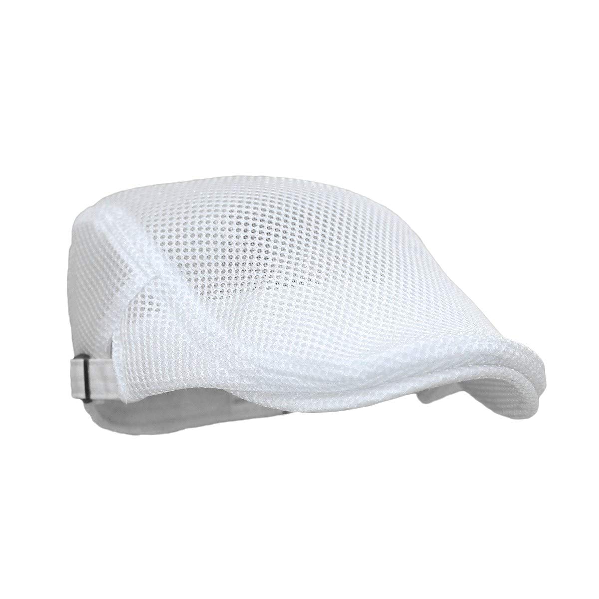 WITHMOONS Ivy Cap Summer Mesh Newsboy Irish Golf Hats for Men & Women - Breathable UV Protection Outdoor Sun Hat for Golf, Tennis, Hiking, Travel & Casual Wear (TZ30046)