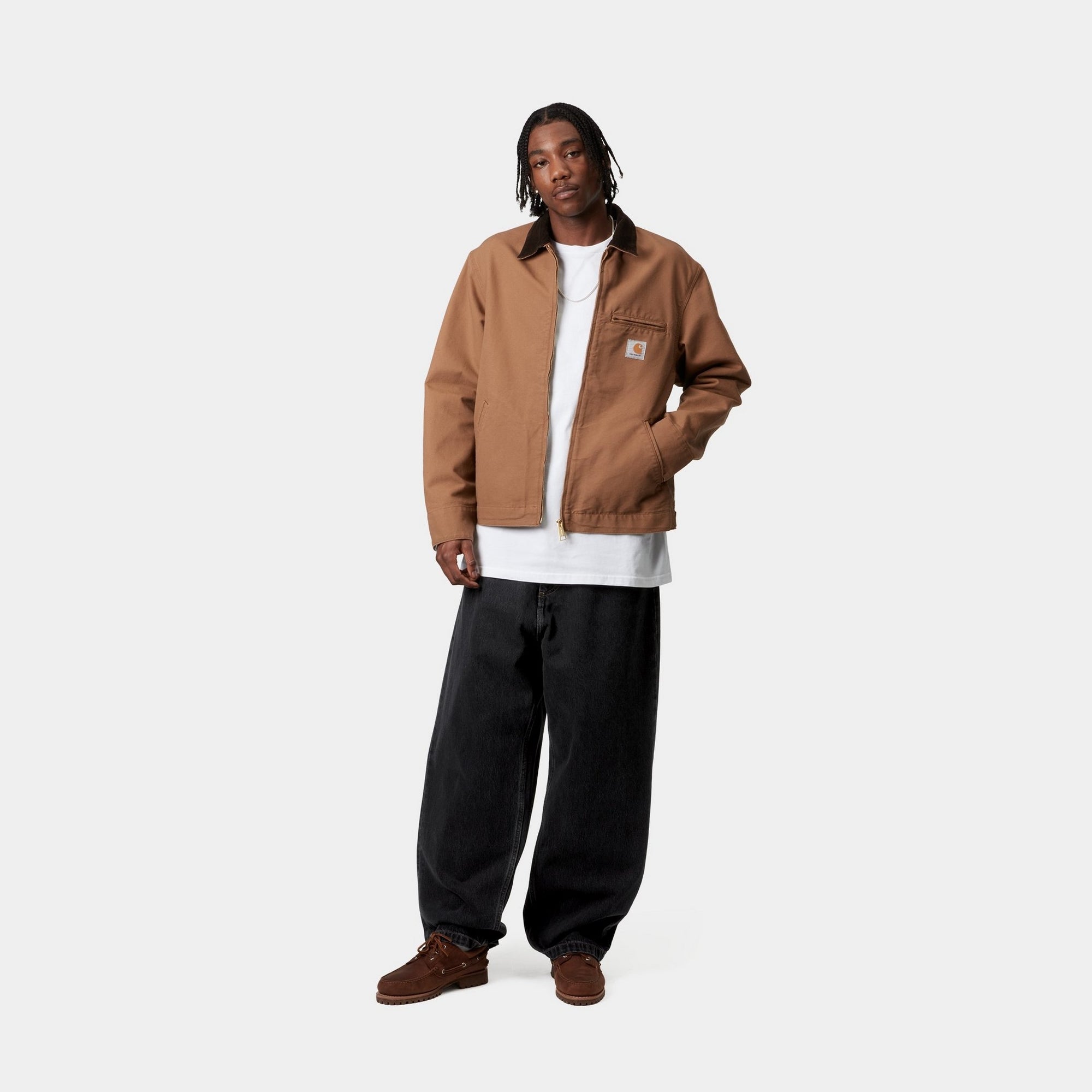 Brandon Men's Casual Pants - Black Stone Washed Cotton for Comfortable Everyday Wear | Perfect for Work, Travel & Outdoor Activities