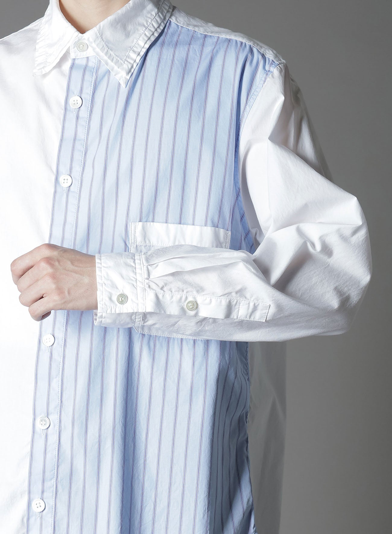 Premium Cotton Broad Stripe Long Sleeve Shirt for Men - Classic Button Down Casual & Business Wear - Office, Date Night & Weekend Outfits