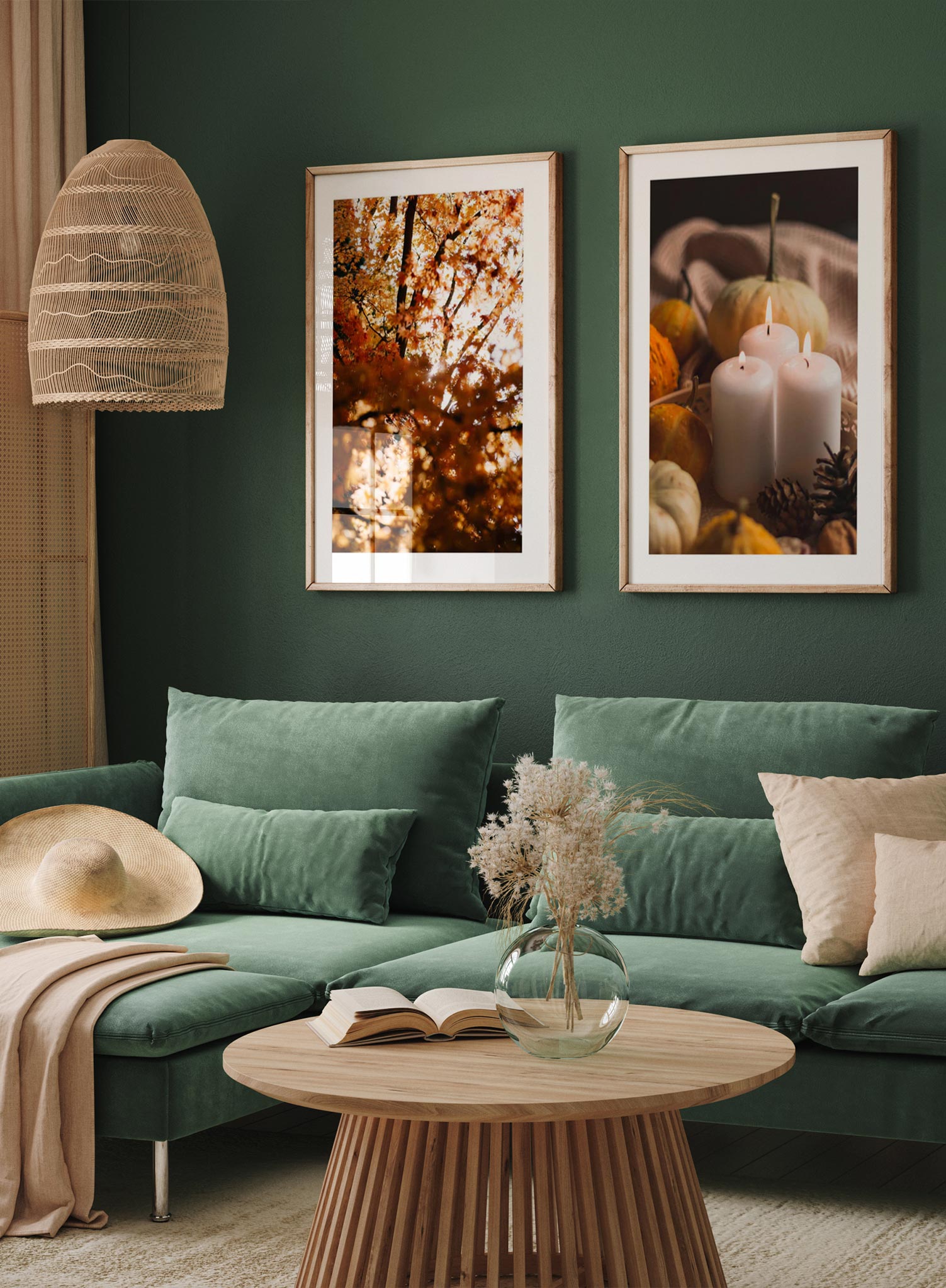 Stylish Green Autumn Outfit Set for Women | Cozy Fall Fashion | Perfect for Casual Wear, Office, and Outdoor Activities