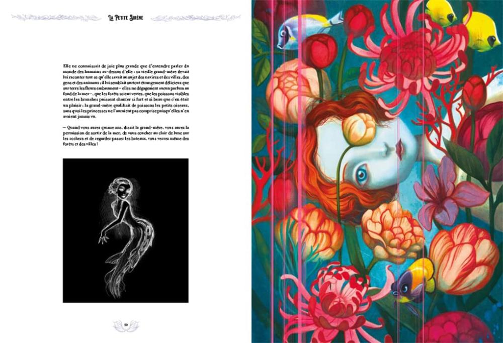 The Little Mermaid by Hans Christian Andersen - Illustrated by Benjamin Lacombe | Classic Fairy Tale Book for Kids, Gift & Bedtime Story | Perfect for Children's Reading & Collectors