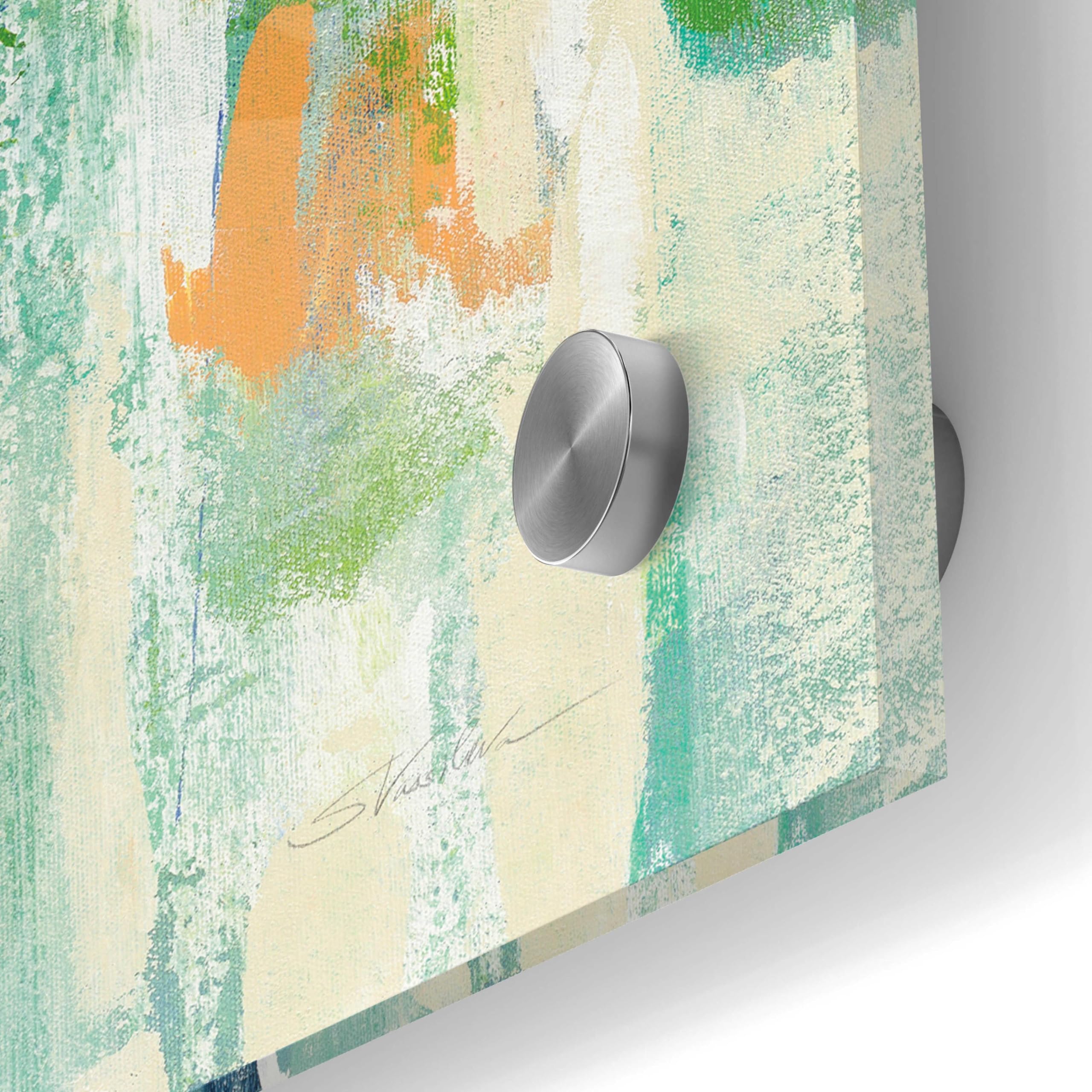 Sun Rays Acrylic Glass Wall Art by Silvia Vassileva - 24x24 Inches Modern Abstract Painting for Living Room, Bedroom & Office Decor