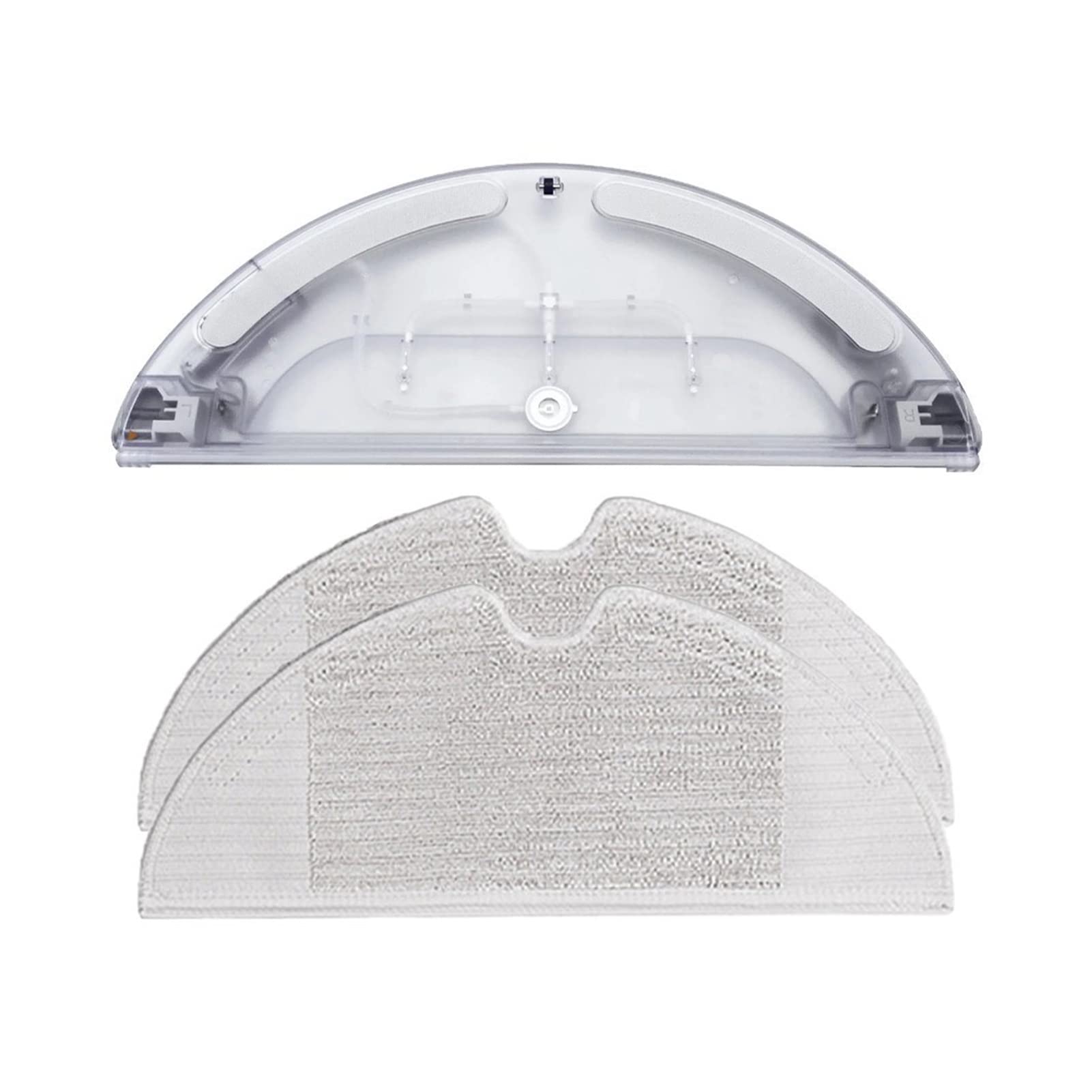 Xiaomi Mijia 1C Robot Vacuum Cleaner Replacement Water Tank & Mop Cloth - Compatible with STYTJ01ZHM Model (1 Water Tank + 2 Mop Pads) - Perfect for Home Cleaning & Maintenance