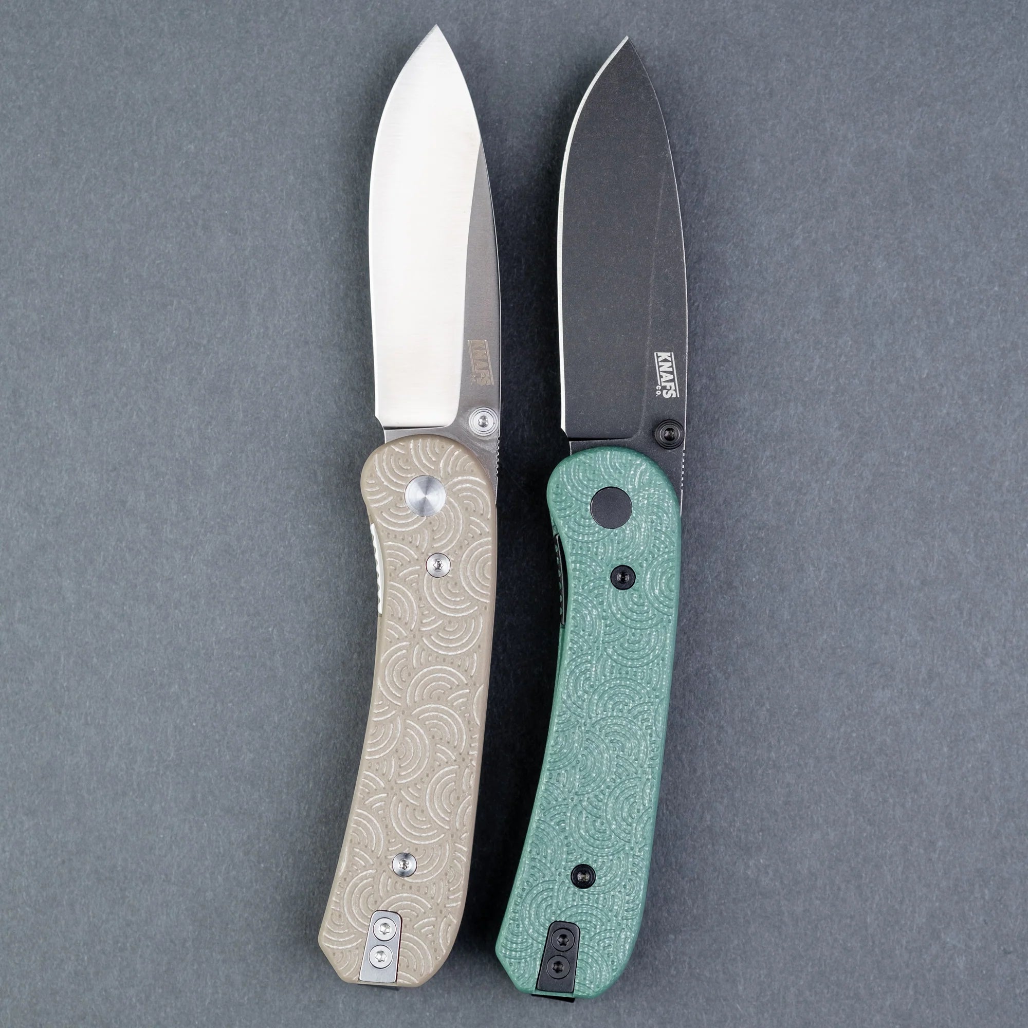 Knafs x Urban EDC Seigaiha Lander Folding Pocket Knife - Sprint Run Limited Edition - EDC Gear for Outdoor Camping, Hiking & Everyday Carry