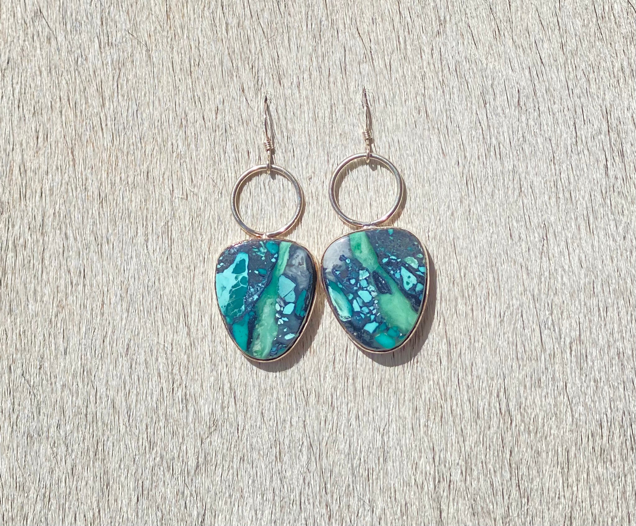 Turquoise Stud Earrings for Women - Handmade Sterling Silver Jewelry - Perfect for Casual Wear, Parties & Gifts
