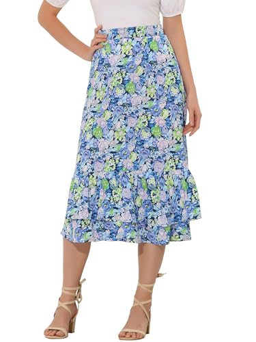 Navy Blue-floral