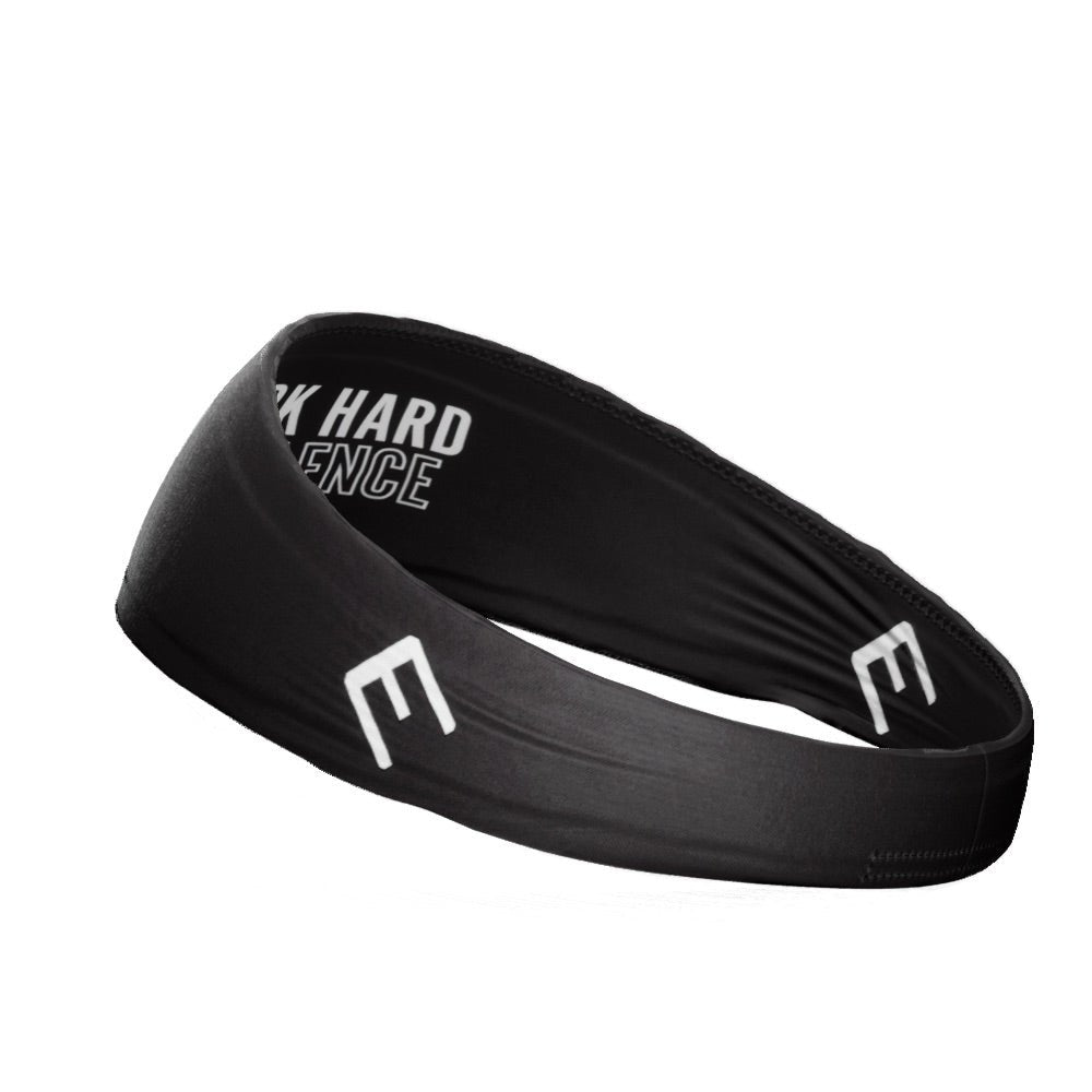 Work Hard In Silence Headband - Motivational Workout Headband for Women & Men - Sweatproof & Comfortable for Running, Yoga, Gym & Fitness