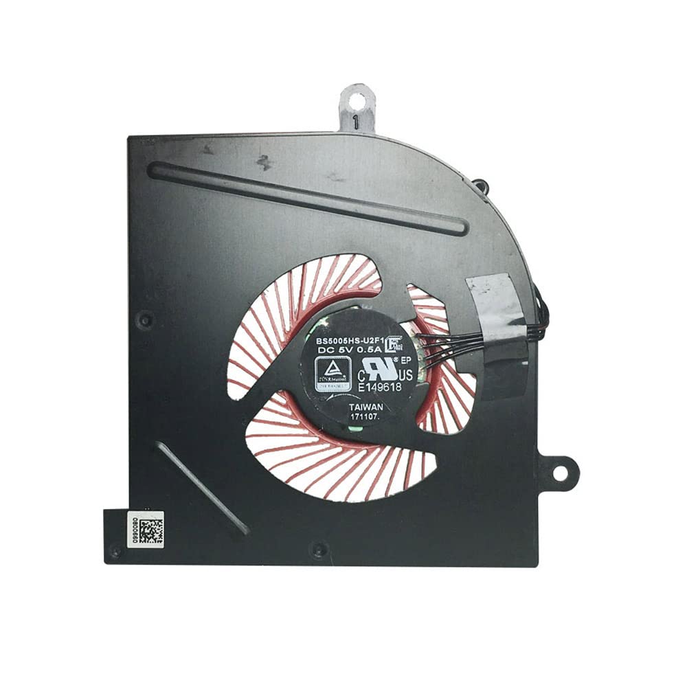 Replacement Laptop CPU Cooling Fan for MSI GS63VR Series (GS63VR 6RF/7RF/Stealth Pro MS-16K2) - BS5005HS-U2L1/BS5005HS-U2F1 Quiet Cooler | Gaming Laptop Overheating Solution for Enhanced Performance