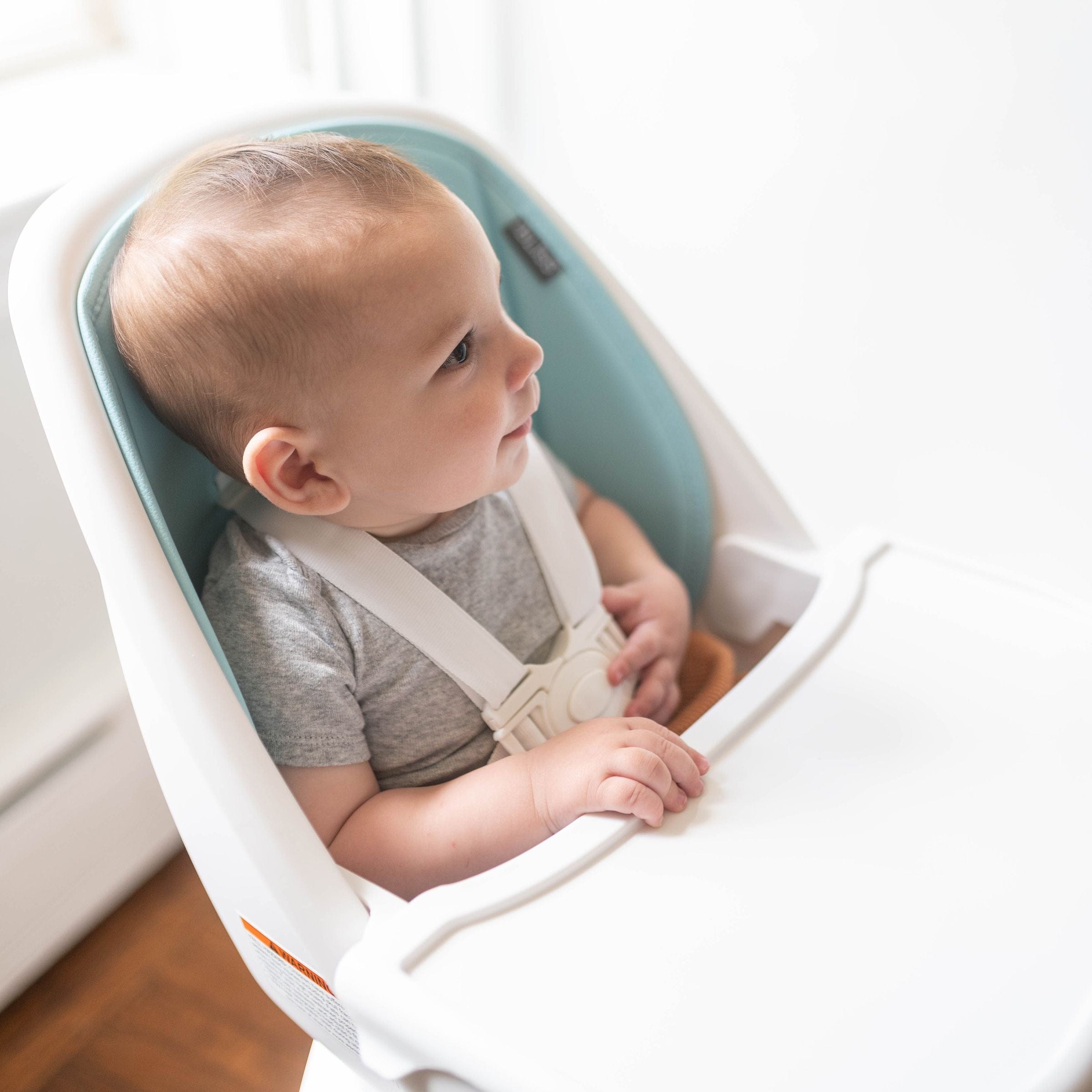 TruBliss 360° Rotating High Chair for Babies & Toddlers - Adjustable Height Convertible Baby Feeding Seat with Removable Tray - Perfect for Dining, Weaning & Playtime at Home