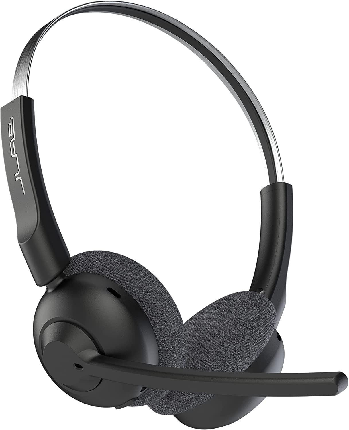 JLab Go Work Pop On-Ear Wireless Headset - 50+ Hours Playtime, Bluetooth Multipoint, Noise Canceling MEMS Mic, Lightweight & Portable - for PC, Mac, Mobile (4 Pack, Black) | Perfect for Remote Work, Online Meetings & Gaming