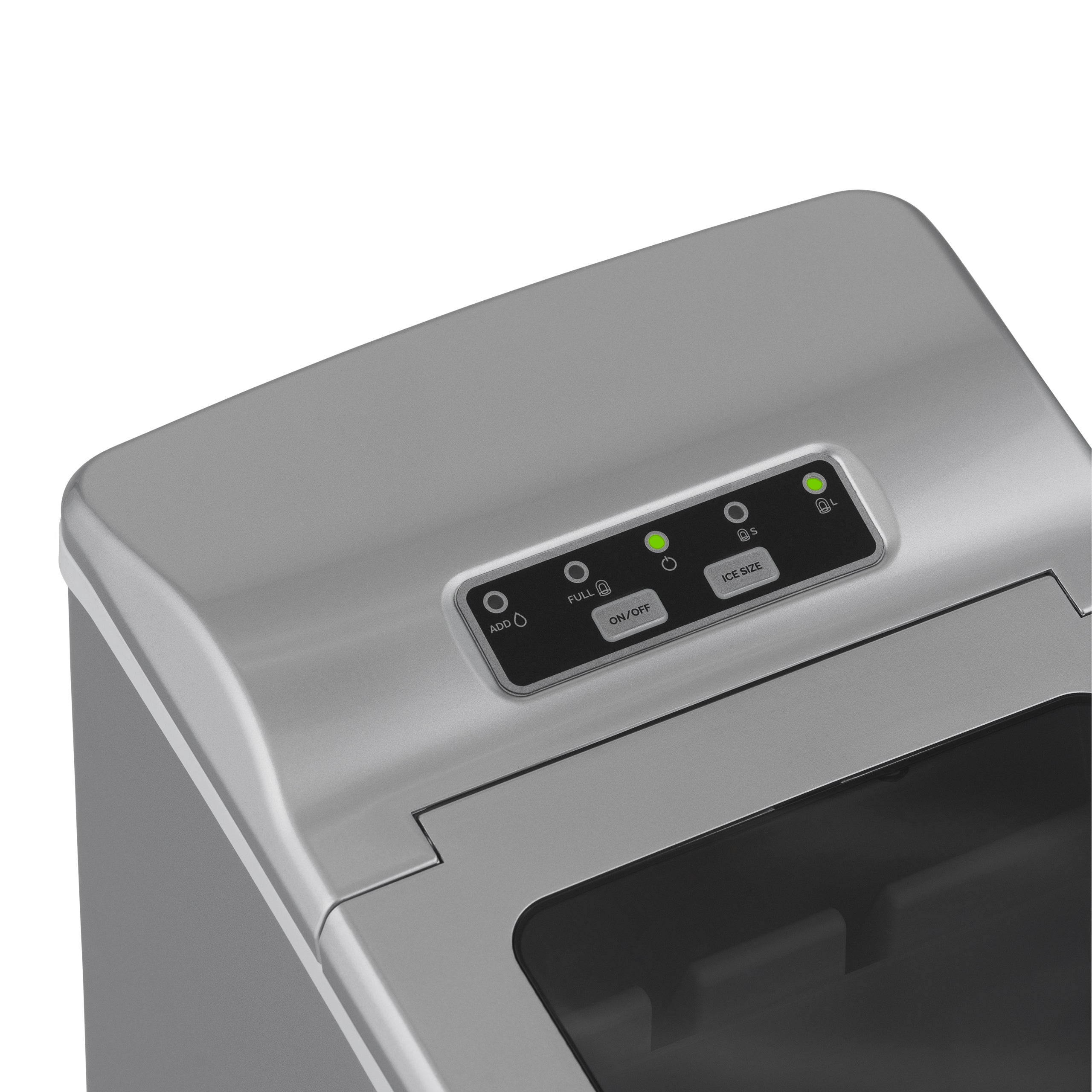 Newair® Countertop Ice Maker - 26 lbs/Day, Bullet Ice Machine, Matte Black Finish for Home, Office, or Outdoor Use